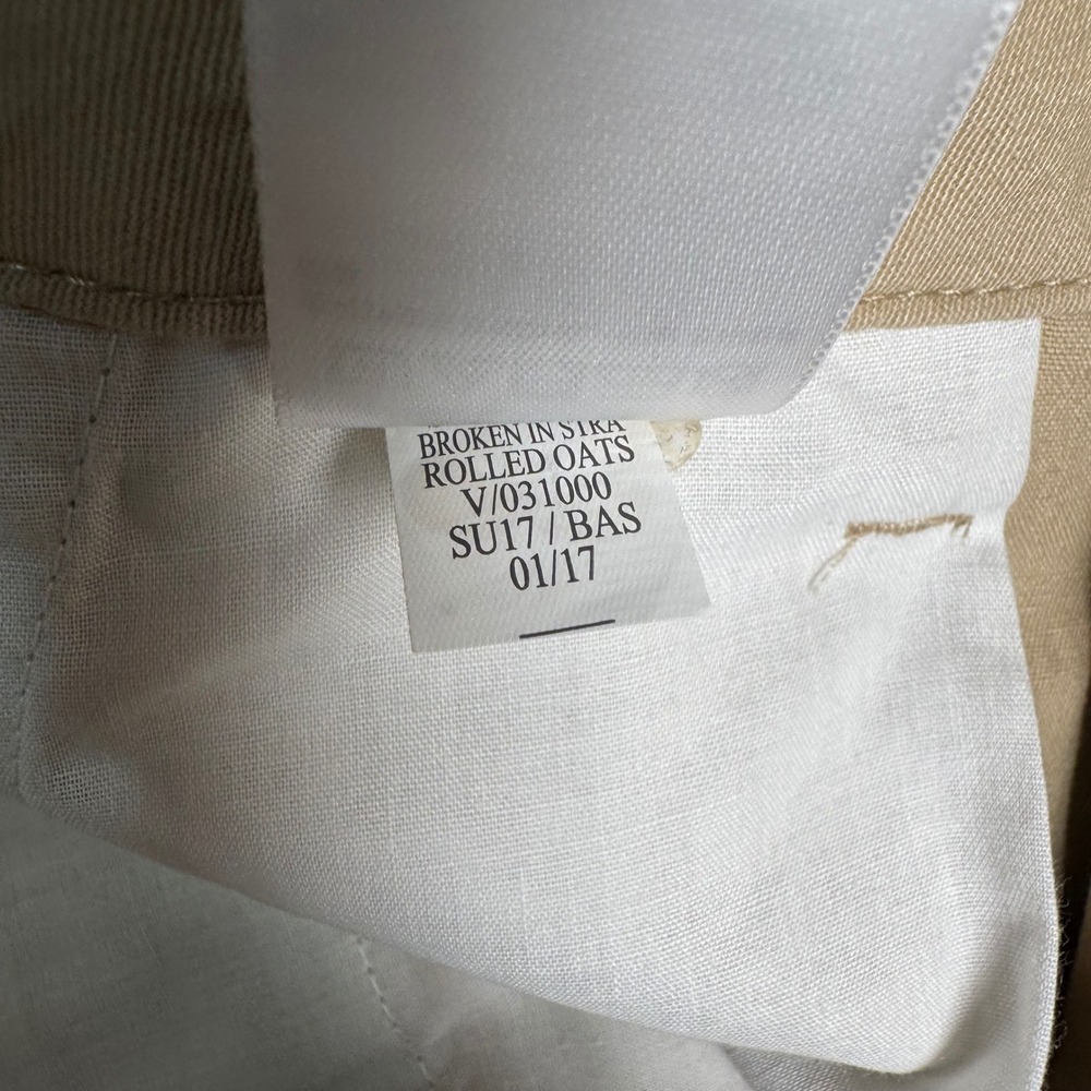 Old Navy Mens Broken-In Straight Chino Pants Khaki Tan 35x30 New - Picture 10 of 11